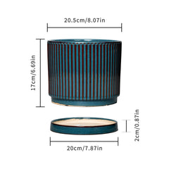 Stillaflora fluted planters