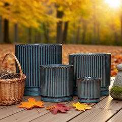 NINETYPOT fluted planter set