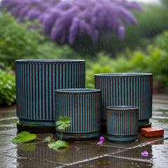 NINETYPOT fluted planter set