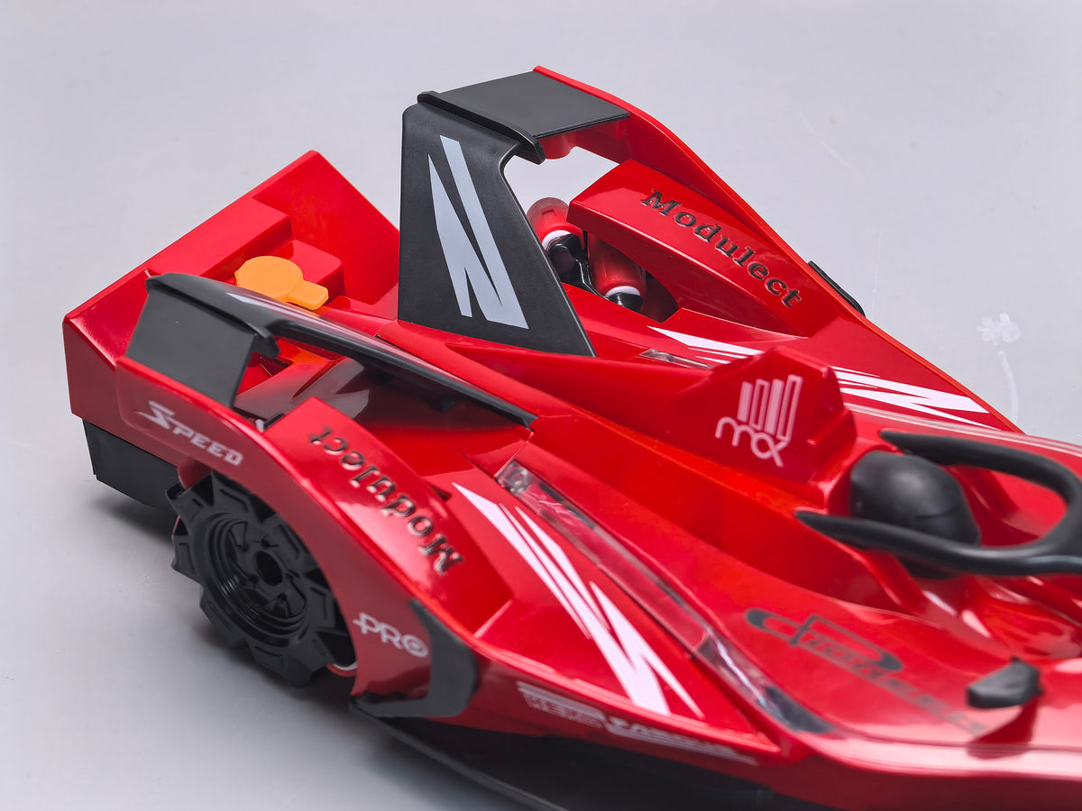 Modulect RC Cars 2.4GHZ Electric RC Buggy 4WD High Speed Sport Racing Car, Large-Scale Remote Control Truck 70km/h Drift Rc Vehicle with 2 Batteries Boys and Girls Gifts
